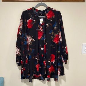 Akira floral party dress, size Medium, NWT